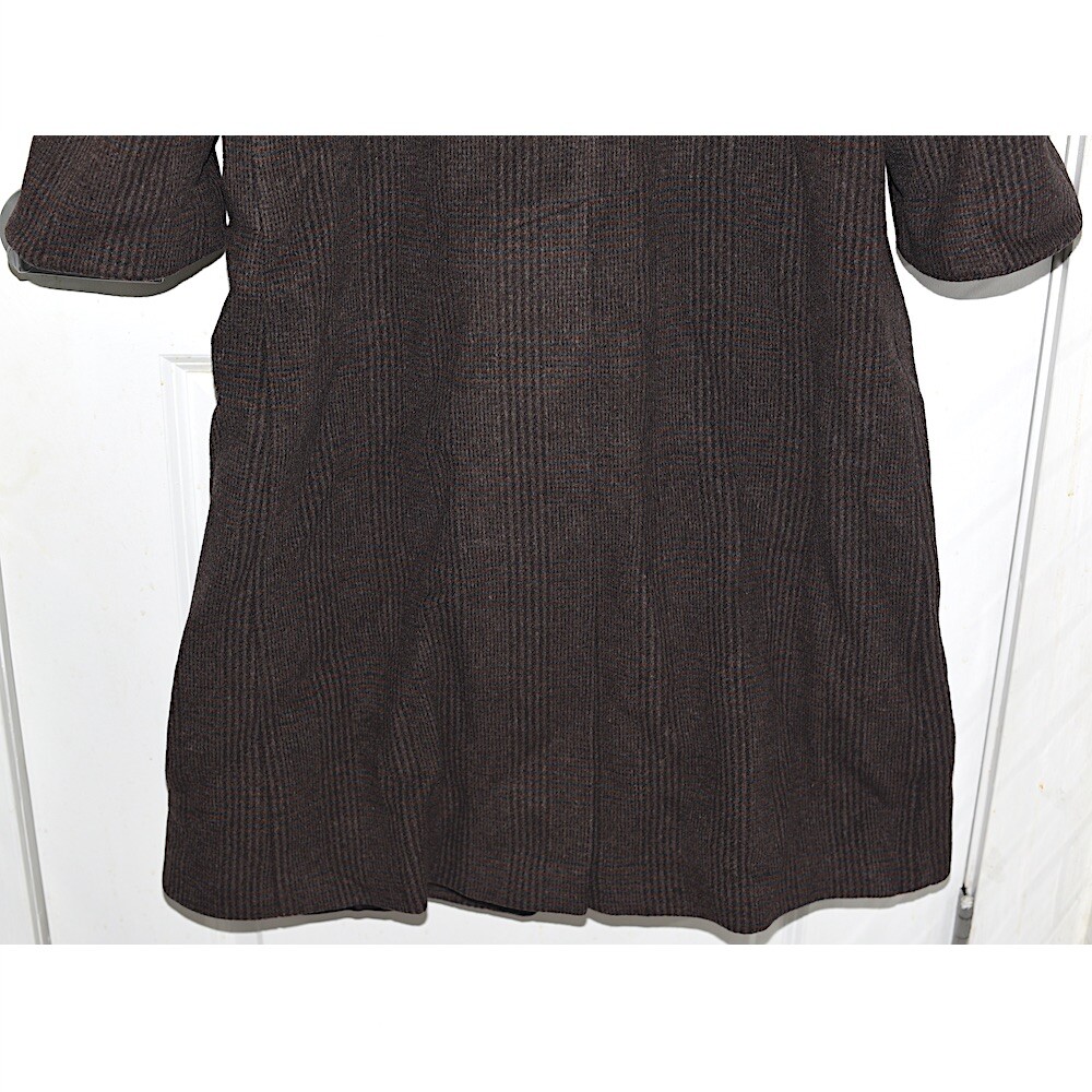 Albert Nipon Vintage Wool & Cashmere Glen Plaid Coat