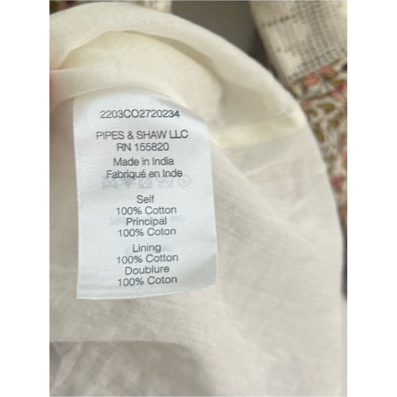 Veronica Beard Addilyn Floral cotton peasant dress with lace trim