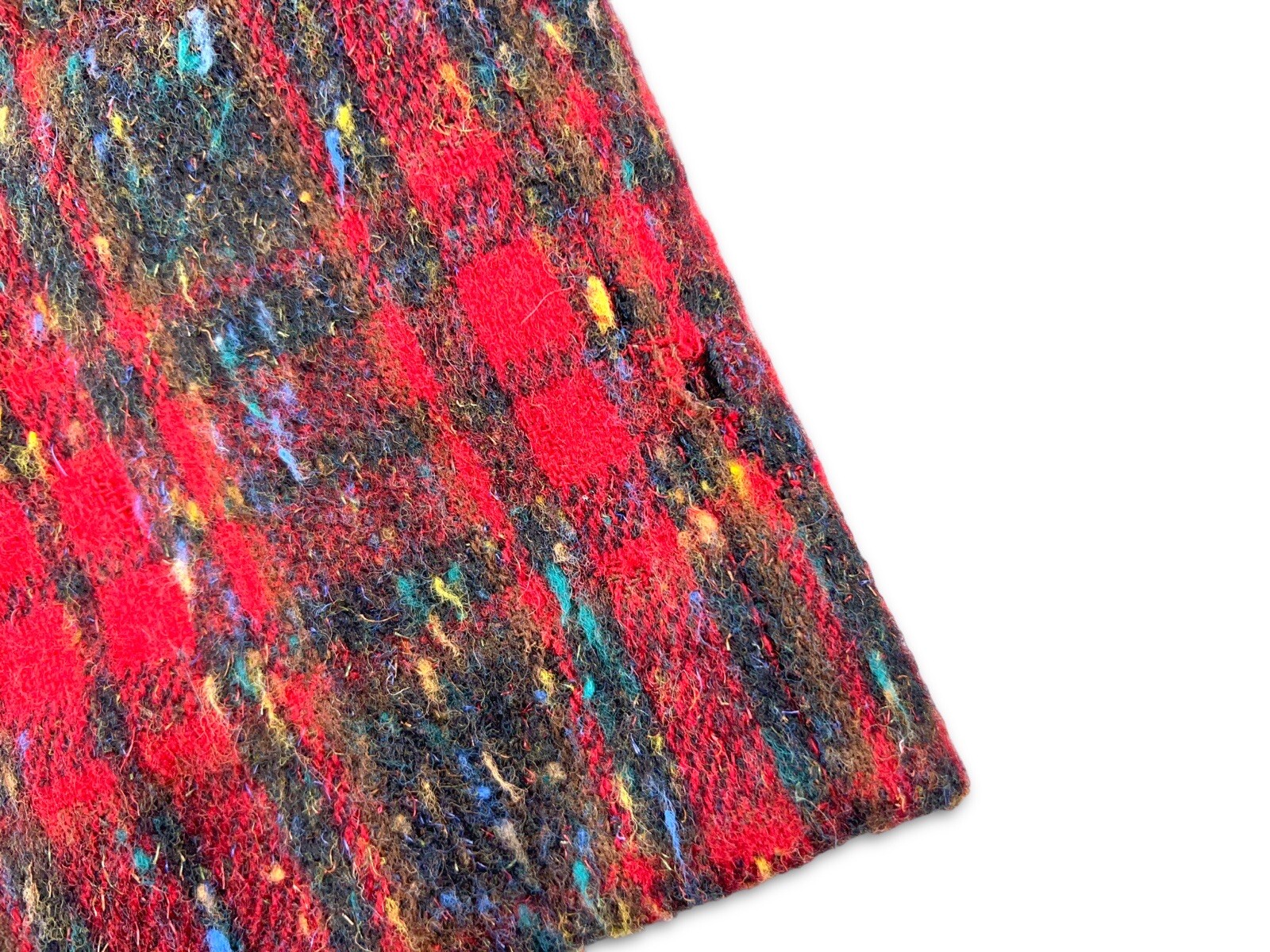 Vintage Century Boston Skirt Womens Tweed Wool Blend A Line Midi Ladies 24”