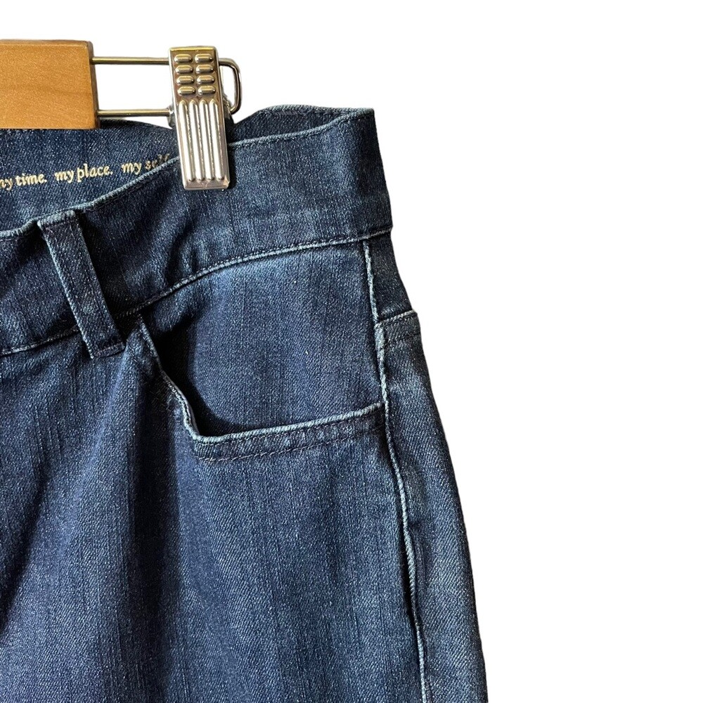Soft Surroundings Dark Wash Straight Leg Jeans Size 8P