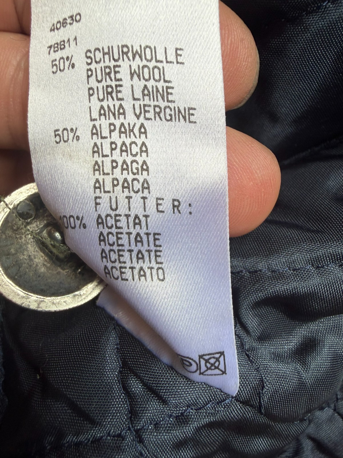Hammerschmid Alpaca Virgin Wool Jacket 42 44 46 Heritage Check Vintage Luxury