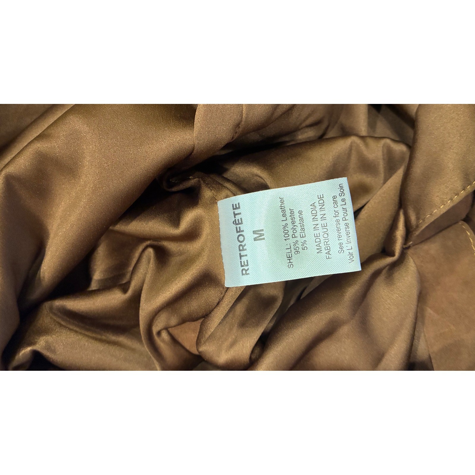 Retrofete Marcella Suede Leather Skirt in Cinnamon Size Medium $528