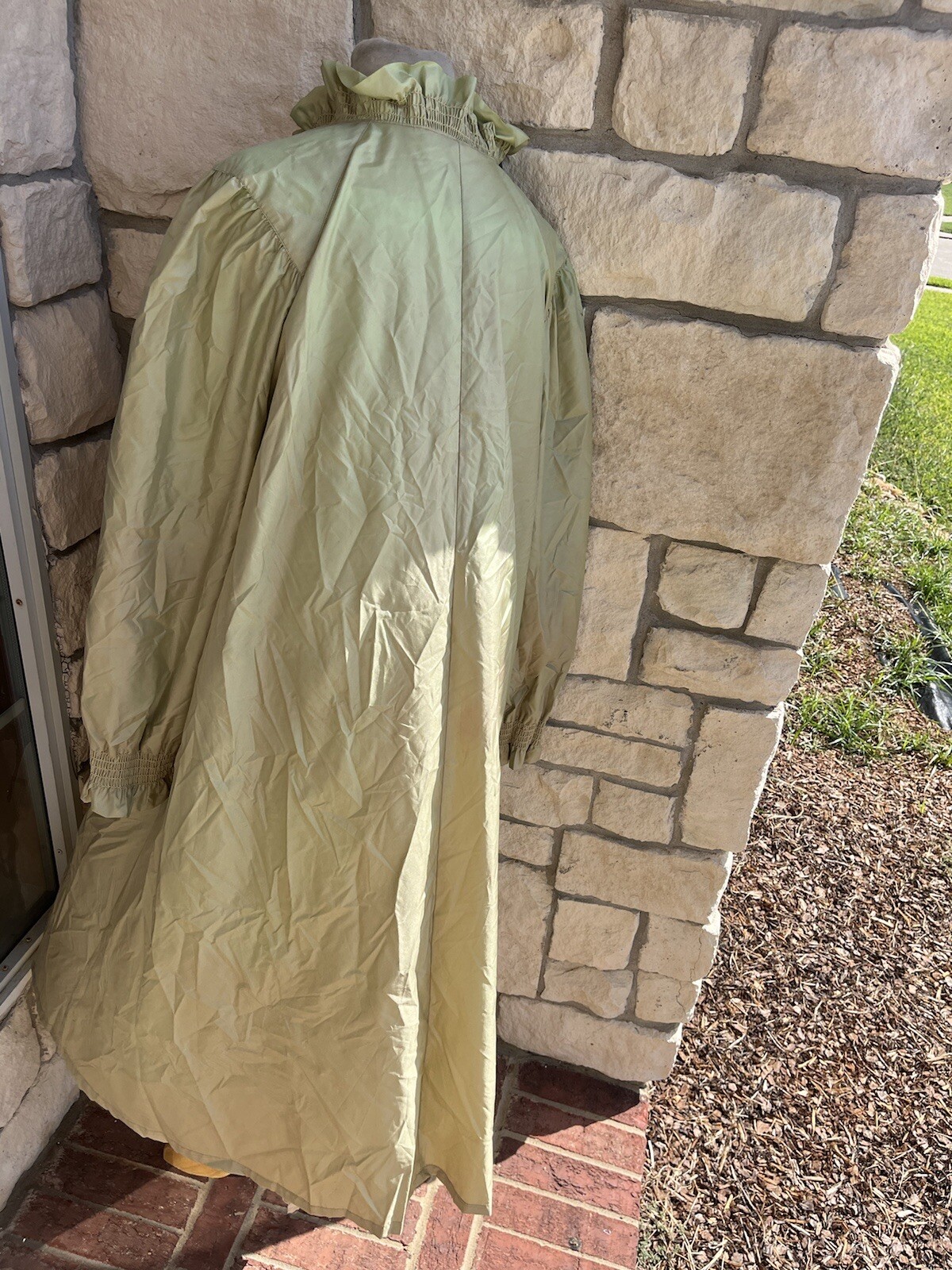 VINTAGE 80’s silkhana/Rain Coat/winddreaker Trench Coat Size L?xl