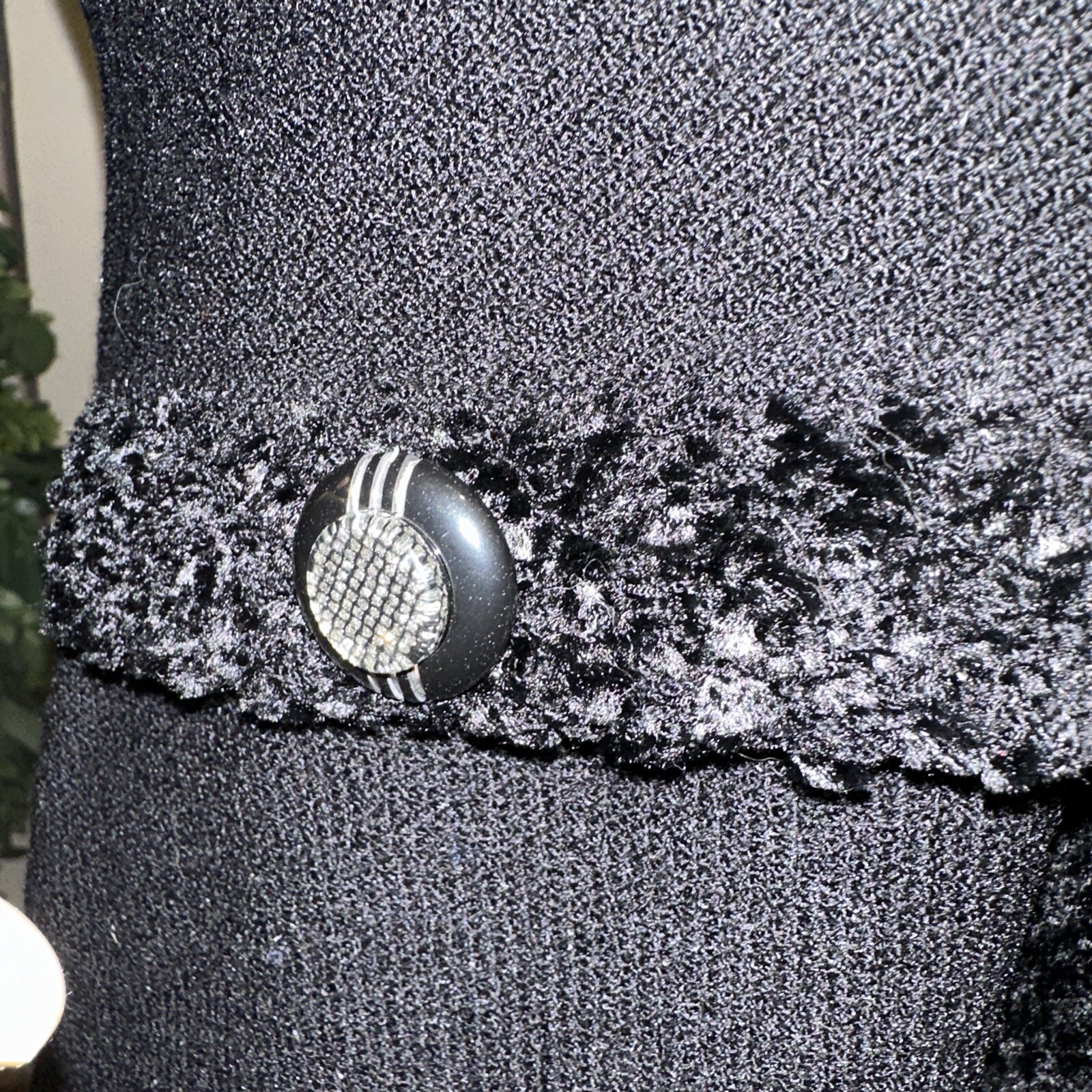 Vintage J.S.S. Black Button Up Cardigan