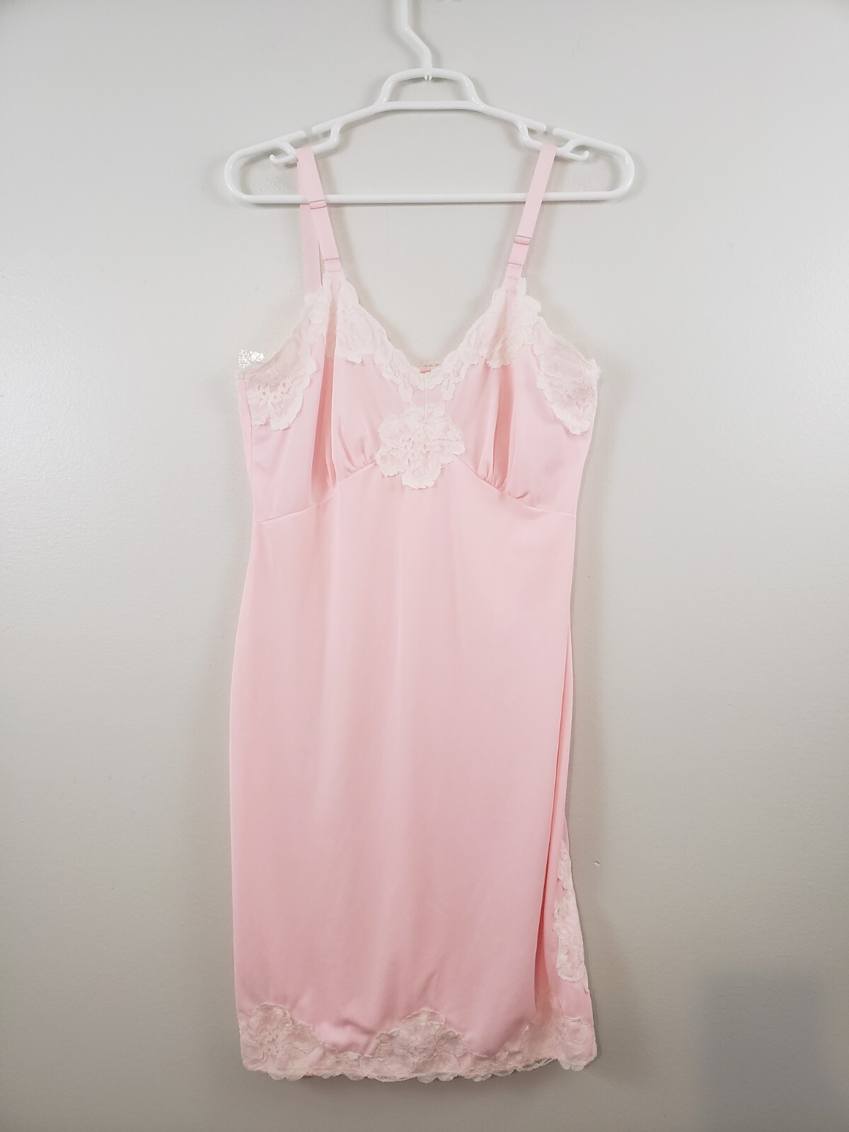 VTG Movie Star Bebydoll Short Sleepwear Womens Size 36 Nightgown Lingerie Pink