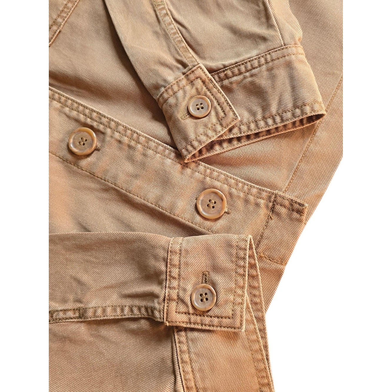 Nicole Miller Women’s Vintage Burnt Orange Denim Jacket