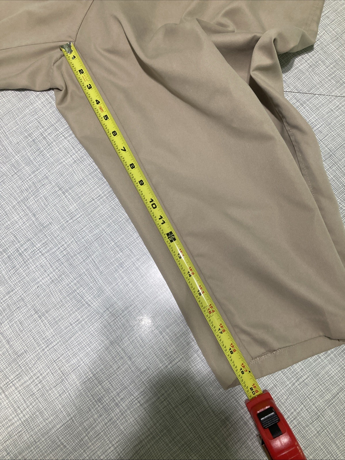 Alia Vtg 90s Y2K Women 20W Beige Capri Pants Grannycore Elastic Waist Plus Poly