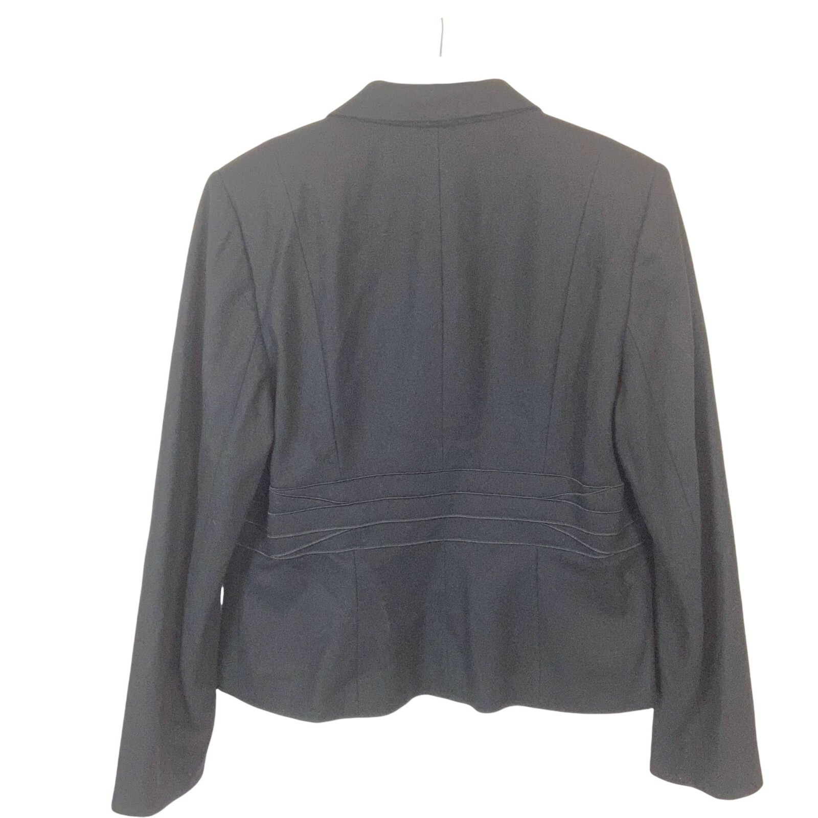 Harve Benard Blazer Women’s Size 12 Vintage Black Long Sleeve Career Collared