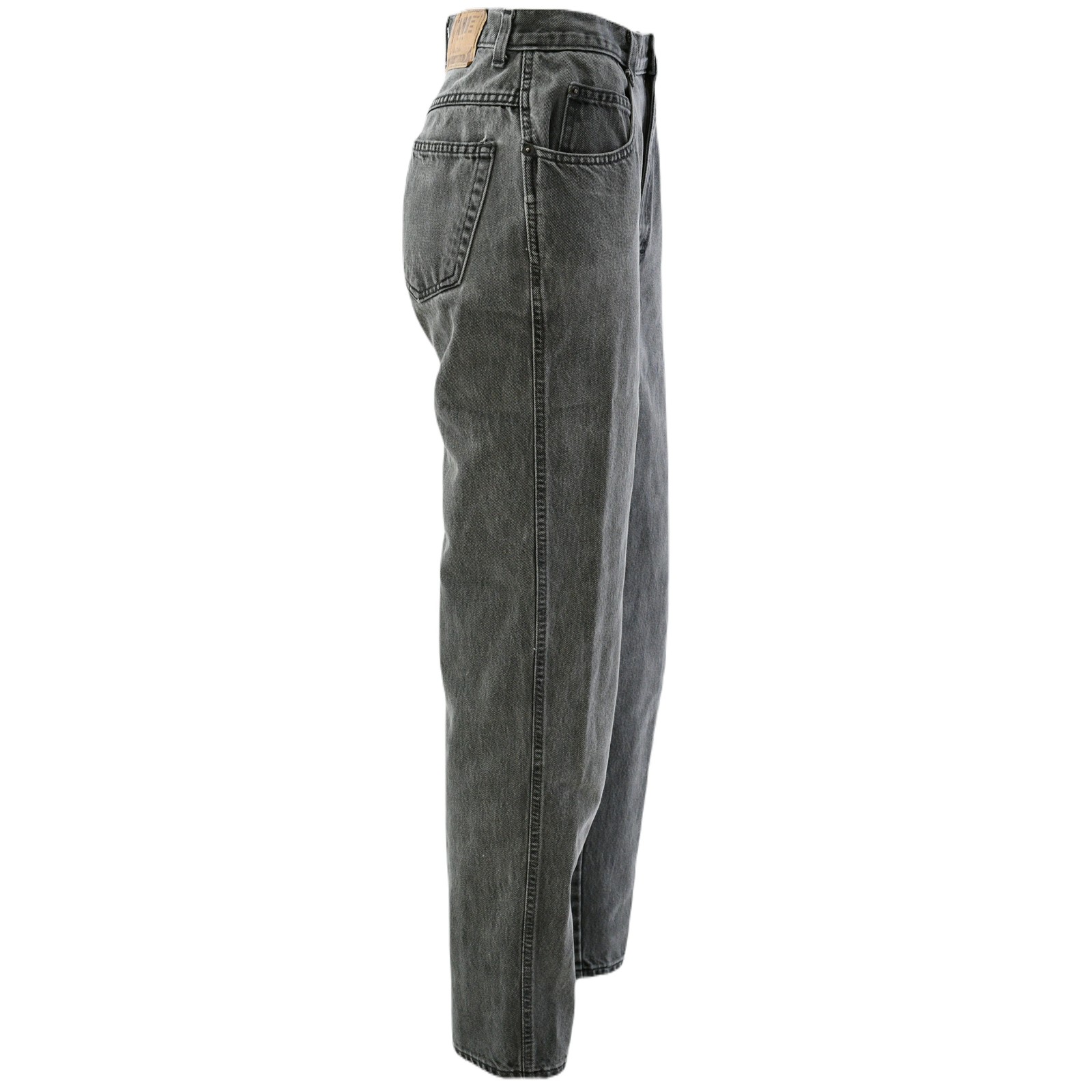 90s Vintage Black Wash High Waist Tapered Leg Jeans Womens 8 Gitano