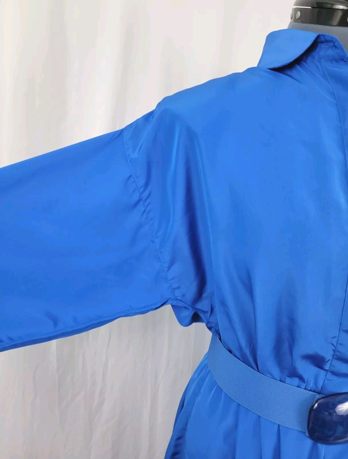 Vintage Impromptu L/S Blue Shirt Dress w Matching Belt Size 7/8