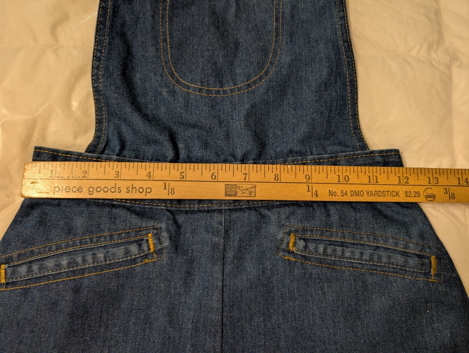 Vintage 70’s Landlubber Girls Blue Denim Jumper Shorts no Size / See Measurement