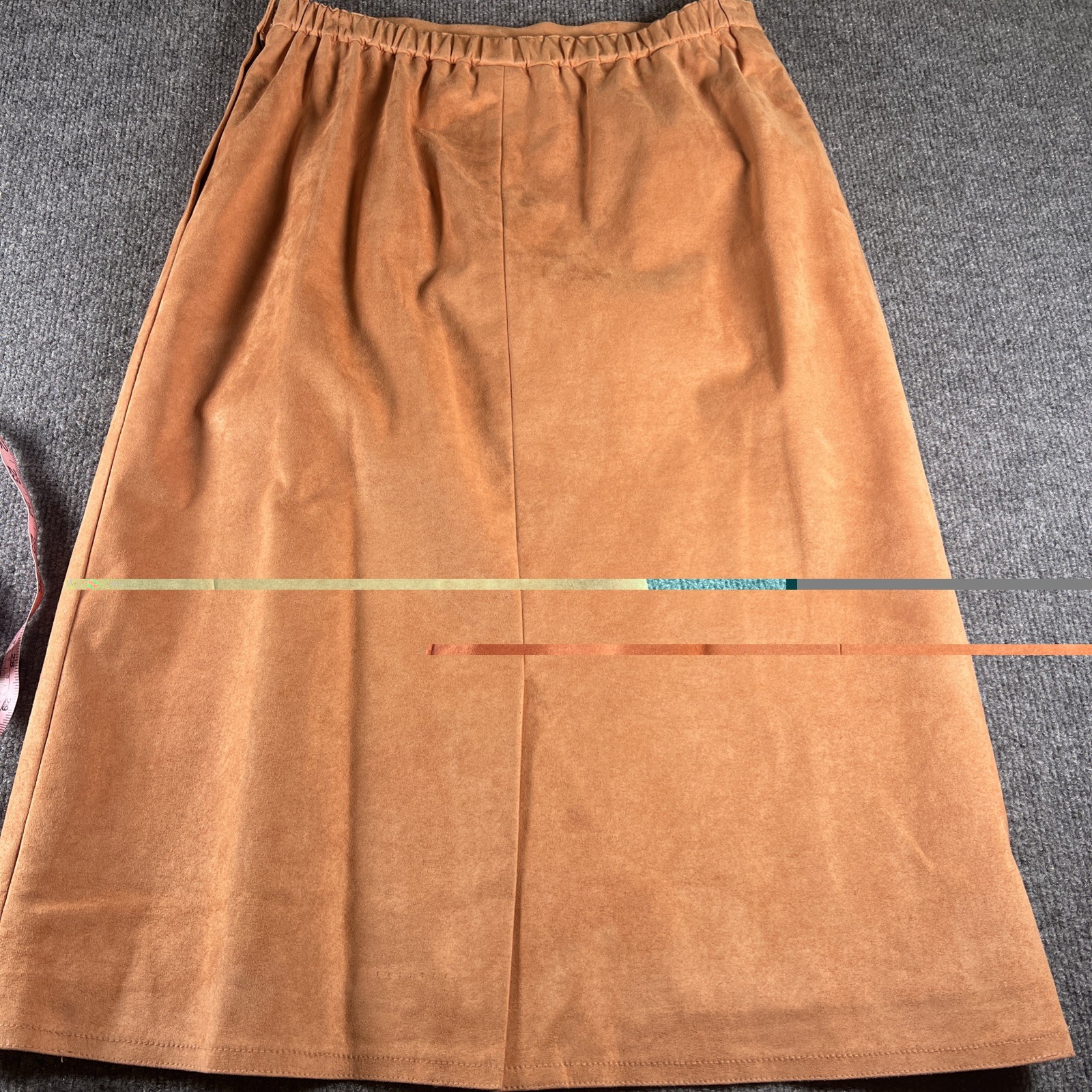 Vintage Patchington Suedmore Jacket And Skirt Peach Size 12 With Tags
