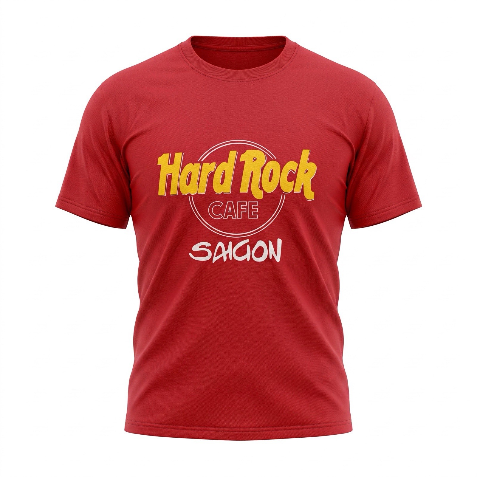 Vintage Hard Rock Cafe Saigon Vietnam T Shirt Red Graphic Cotton XXL #1627