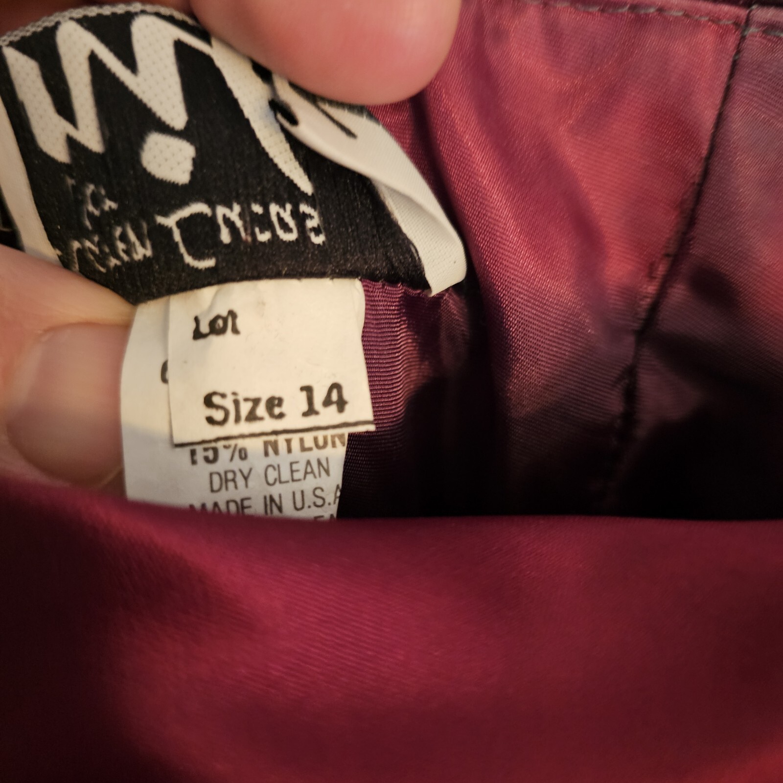VINTAGE Karen Lucas For Niki Burguny Velvet Dress Size 14, Great Shape, 1980’s