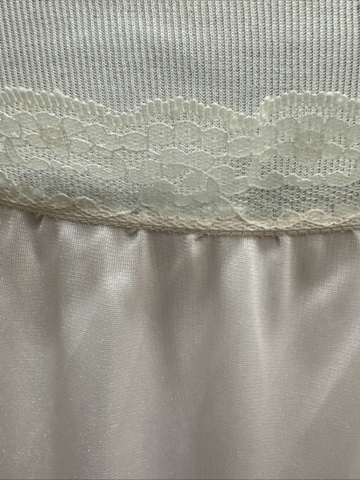 Spotlight Nylon Nightgown Pink Sleeveless SZ L Lace Trim Long