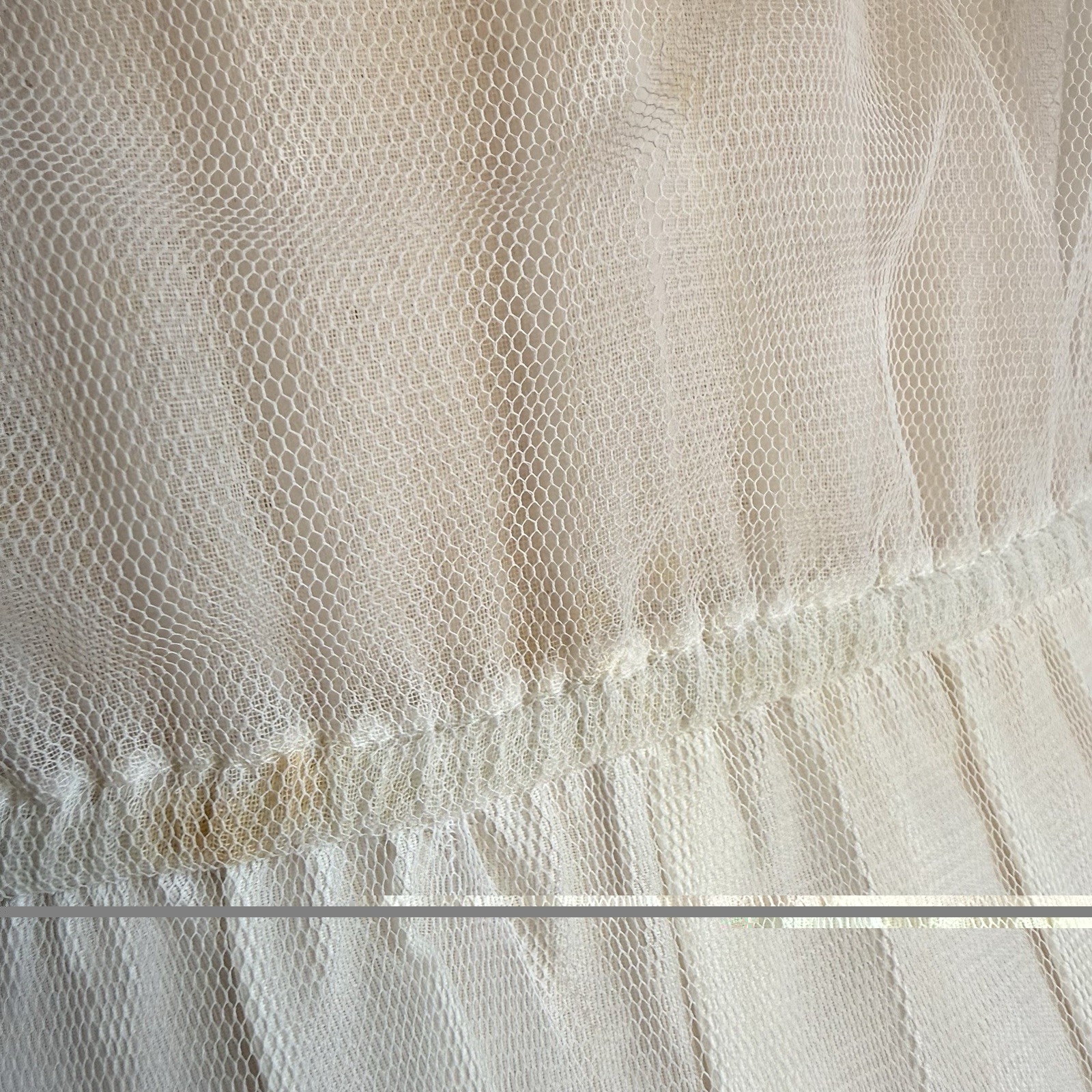 Vtg 80s Gunne Sax Romantic Renaissance Bridal Collection Prairie Lace Sz 9