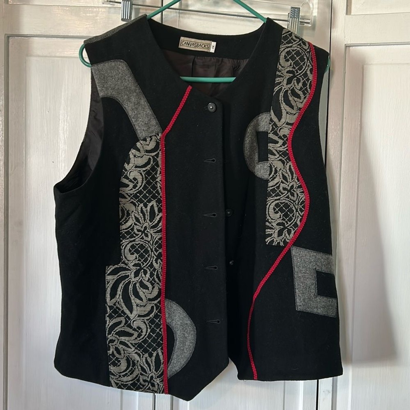 Vintage Boho Wool and Cashmere Vest – Size 1X