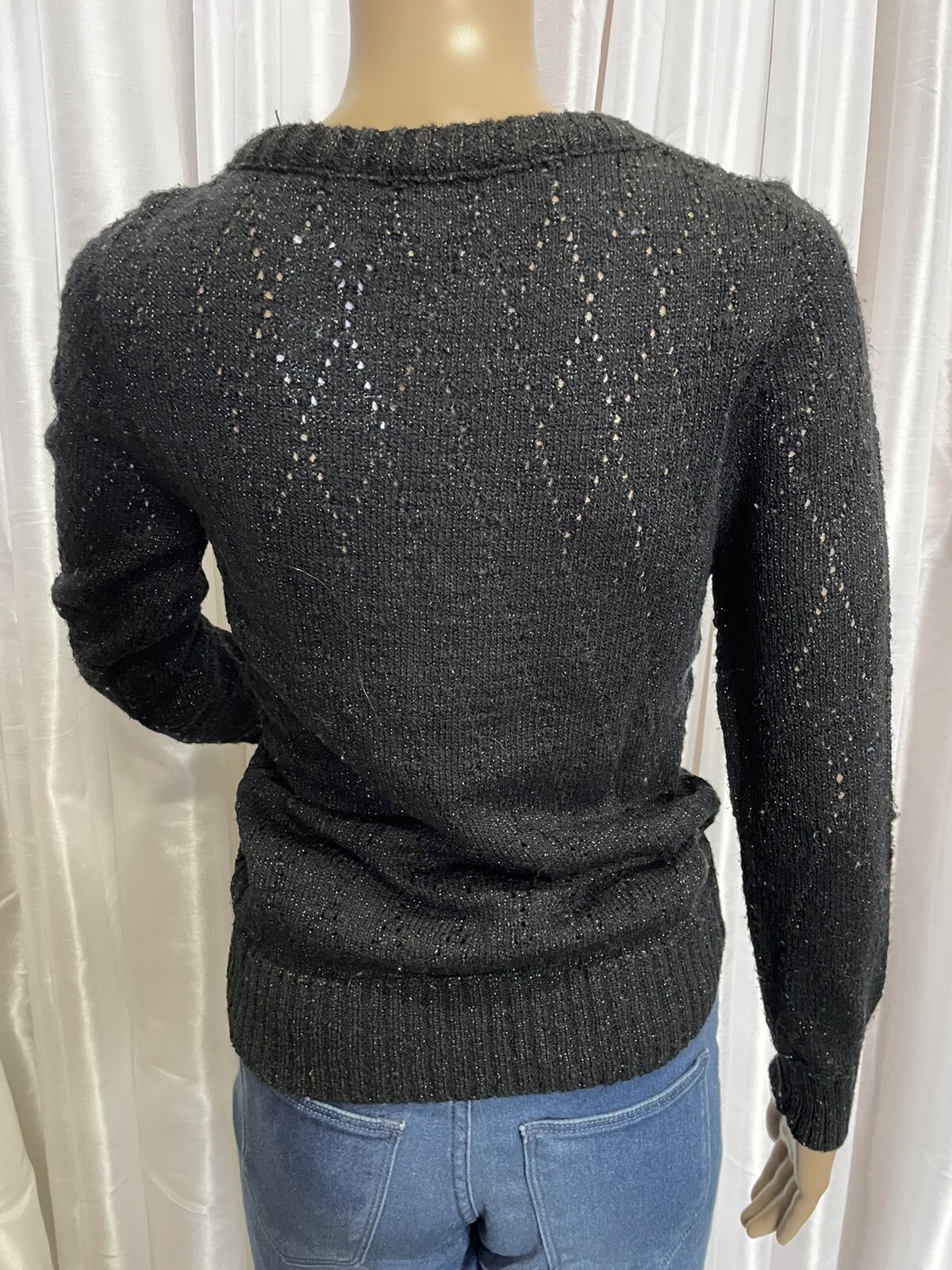 Vintage HERALD HOUSE open weave knit