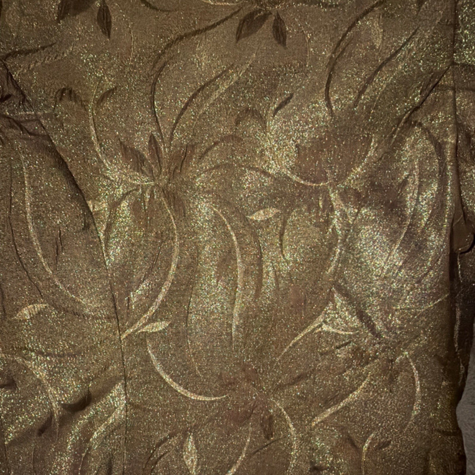 VTG Lorrie Kabala 80s Metallic Gold Brocade Skirt Suit Set 6 Prom Party Mob Wife