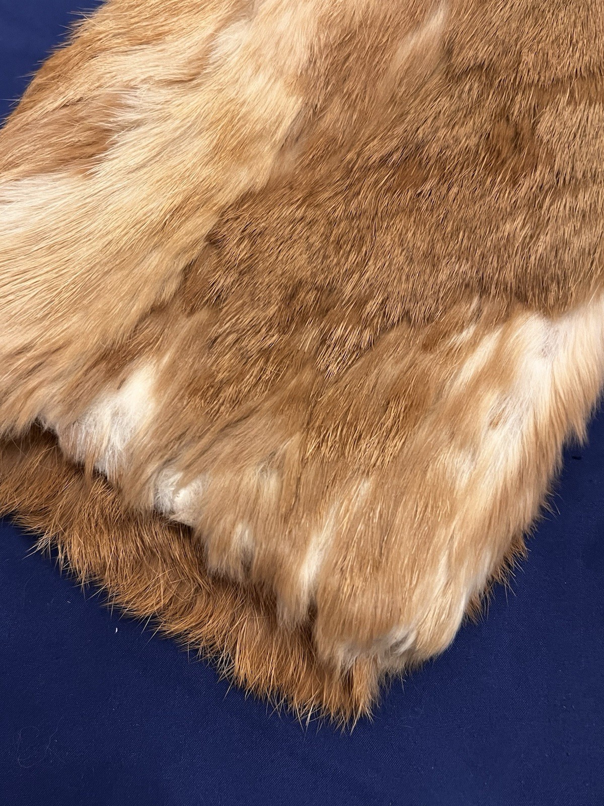 Vintage Real Fox Fur Coat Brown Red Hollywood Glam Mobwife Size Medium