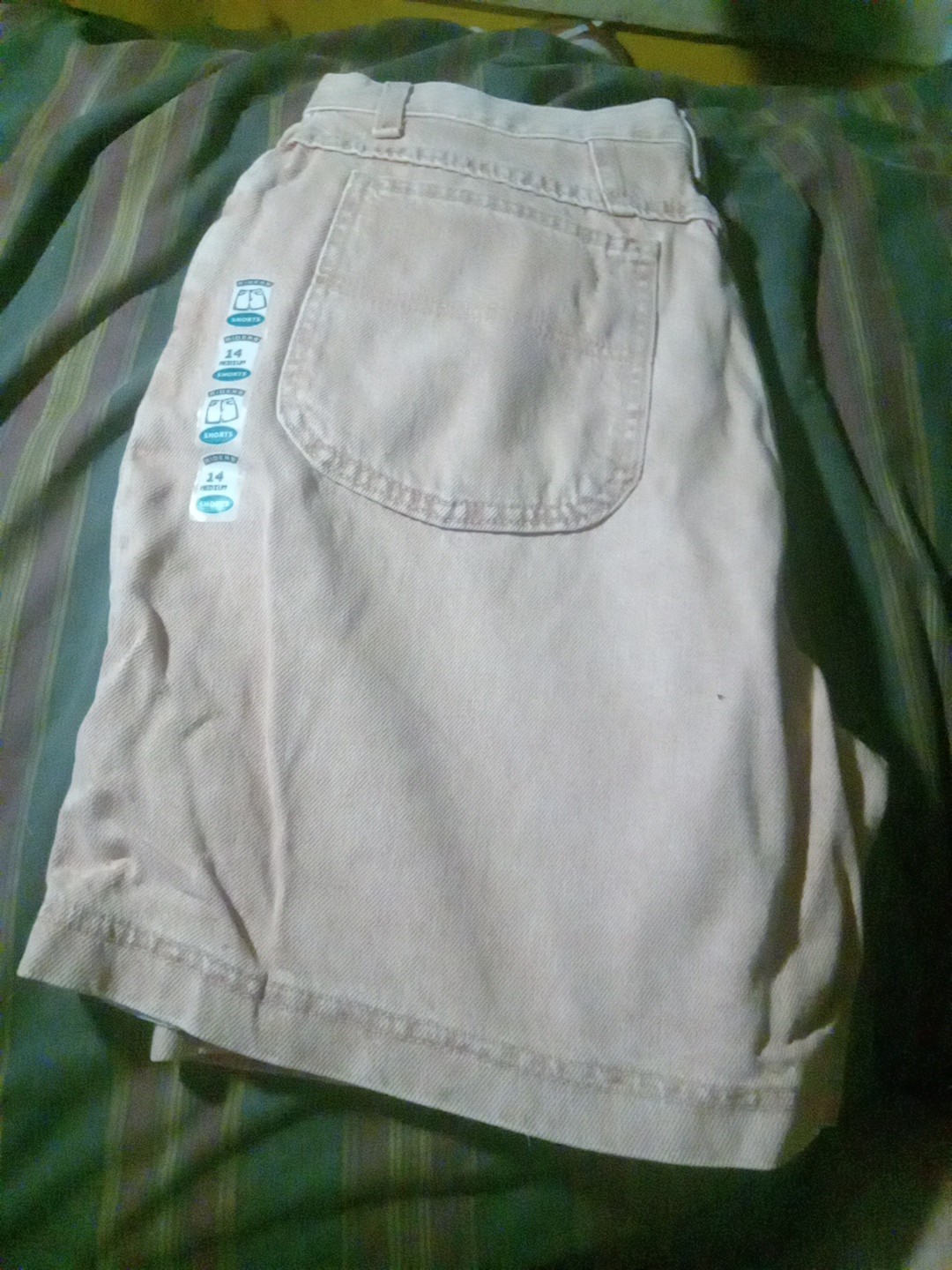 Med 14 Riders Denim Shorts Misses Original Lee Paprika Color (Pink) VTG Y2K New