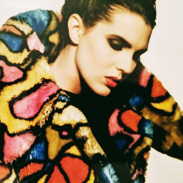 THIERRY MUGLER 1985 Faux Fun Fur Coat Jacket Sz 42 Runway Editorial VINTAGE RARE