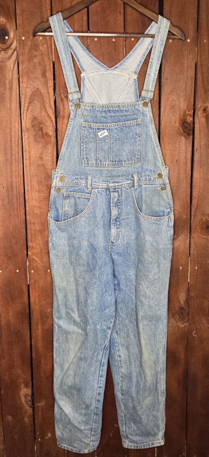 Vintage 1980’s Guess by Georges Marciano Women’s Denim Overalls Sz 4 USA Made
