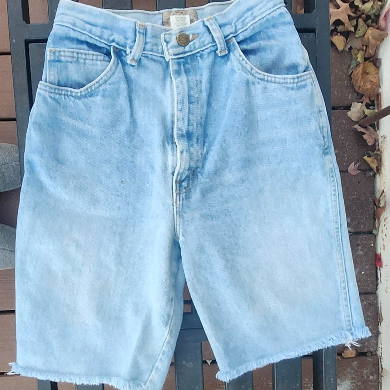 Vintage Denim Republic Jorts Womens 28 High Rise Bermuda Jean Shorts 1990s