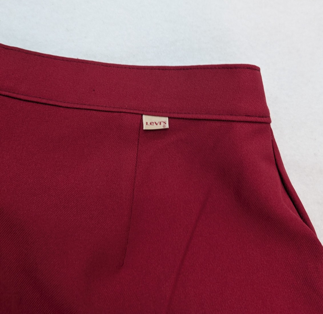 Levi Straus Vintage 70s Women’s Pants Size 34×29 Wide Leg Pink-Red