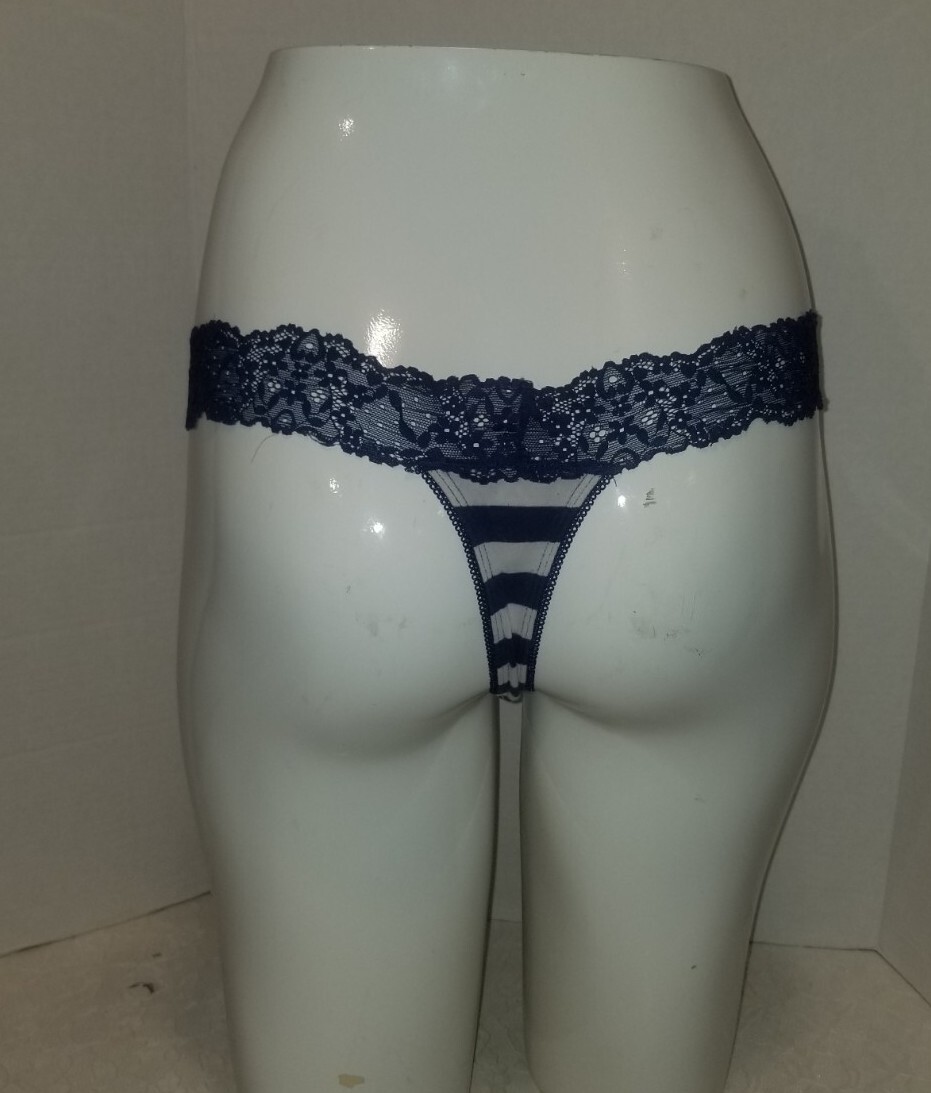 Vintage Flirtitude Lingerie L Thong Lace Bikini Panties Underwear
