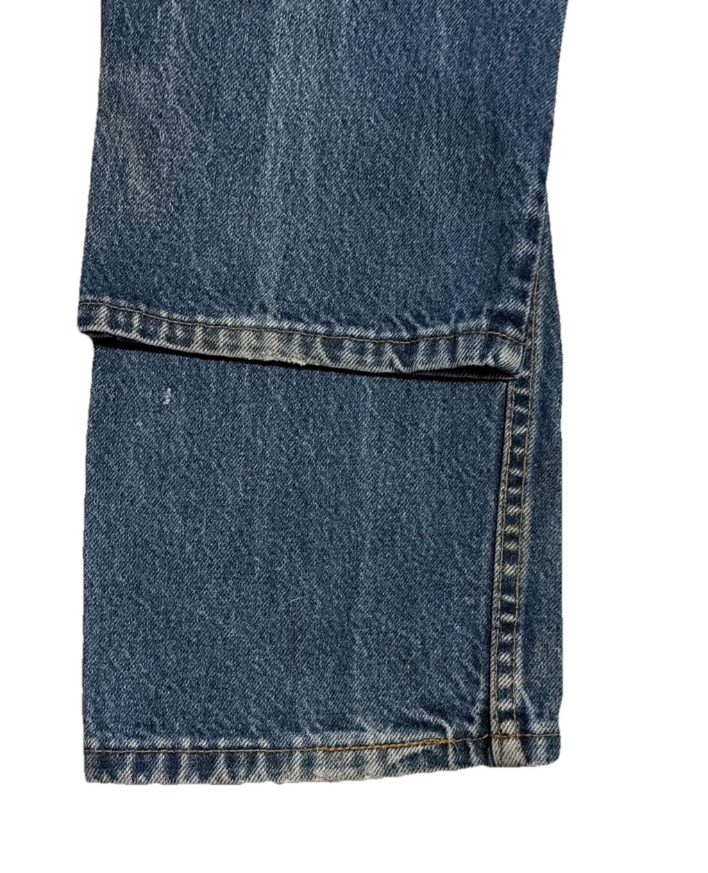 Vintage Levis 505 0216 Red Tab Blue Jeans Denim Womens 30×33 USA Made Fades 90s