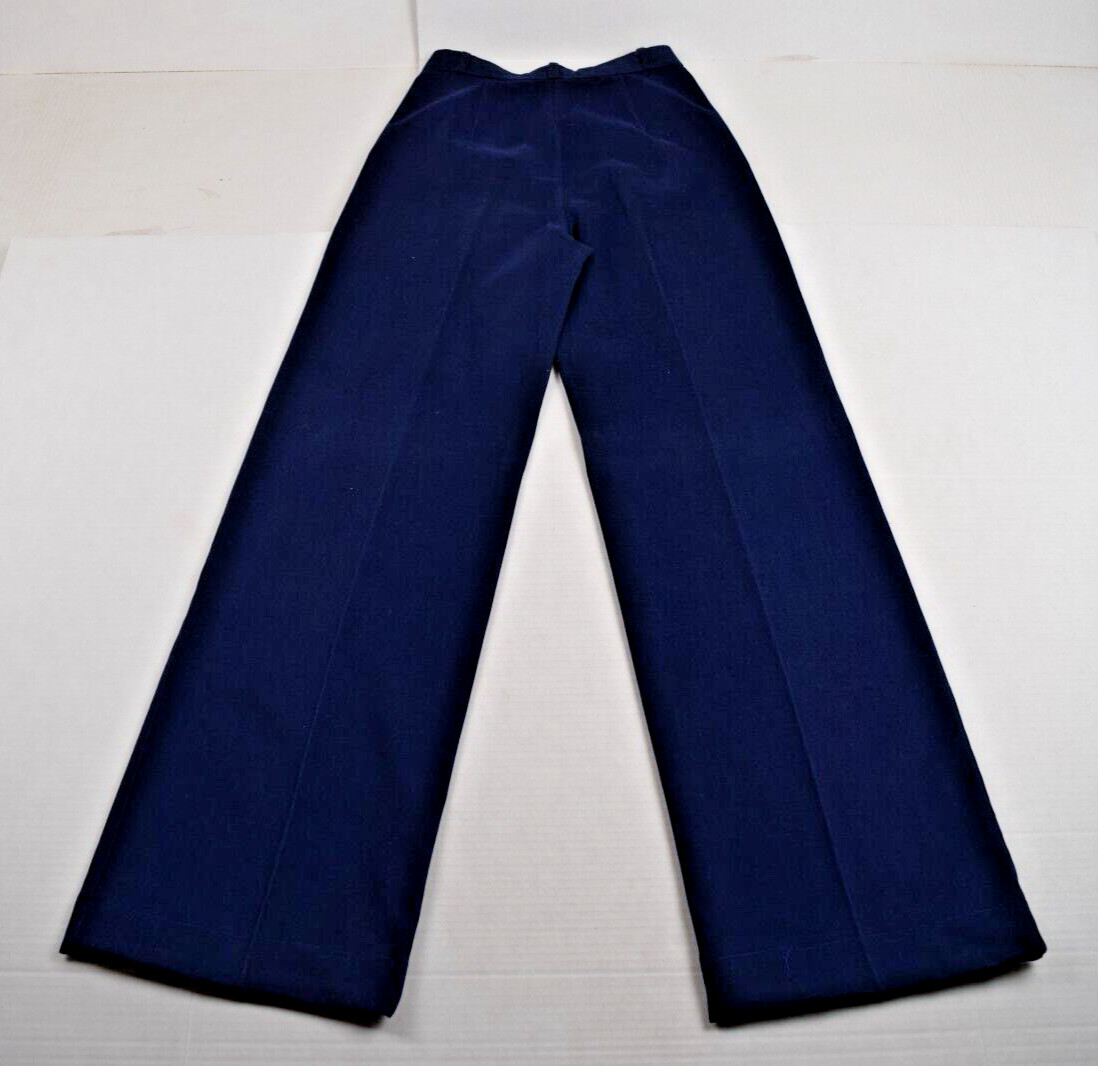 Vintage Pants Bronson of California Size 26 x 32 60s Blue Heavy Fabric Wide Leg