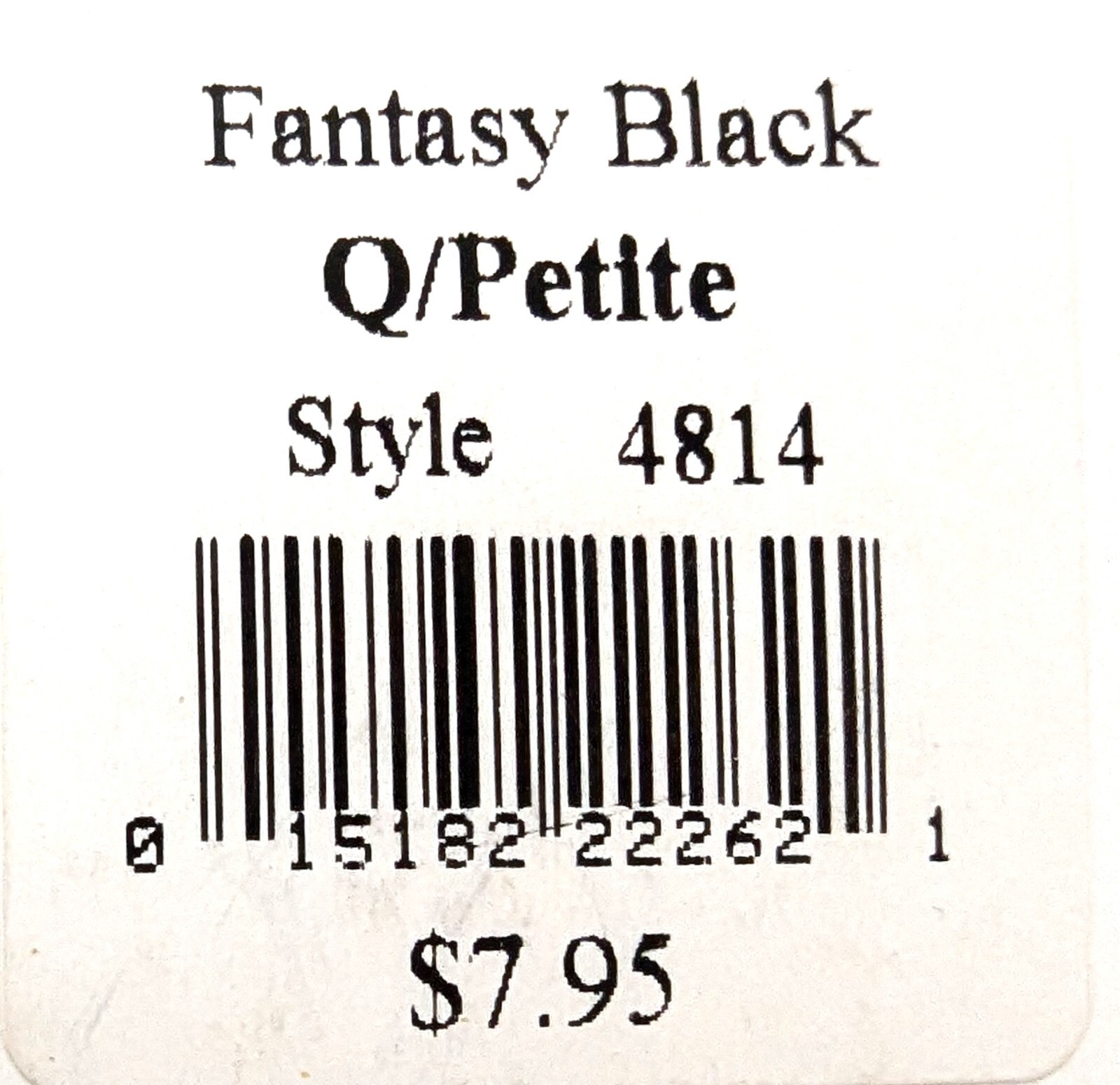 Berkshire In Control Body Shaper Pantyhose 4814 New Queen Petite Fantasy Black