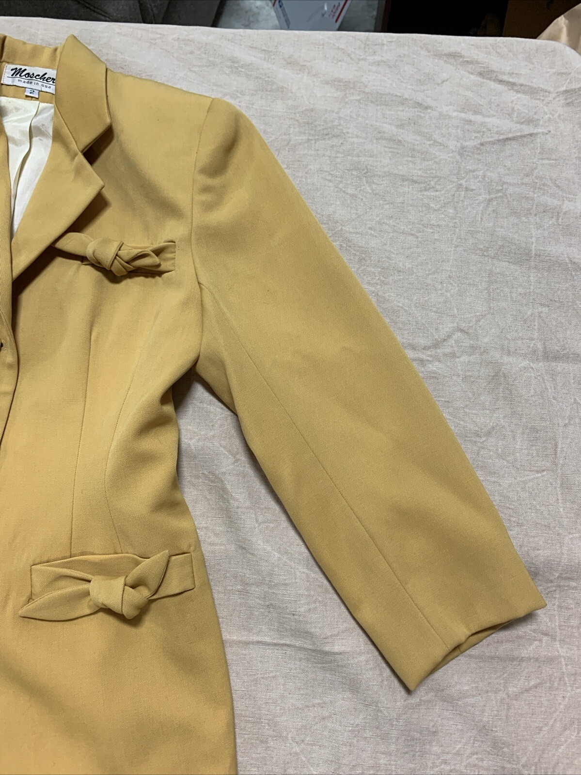 Vintage Woman’s Moschery Yellow Blazer
