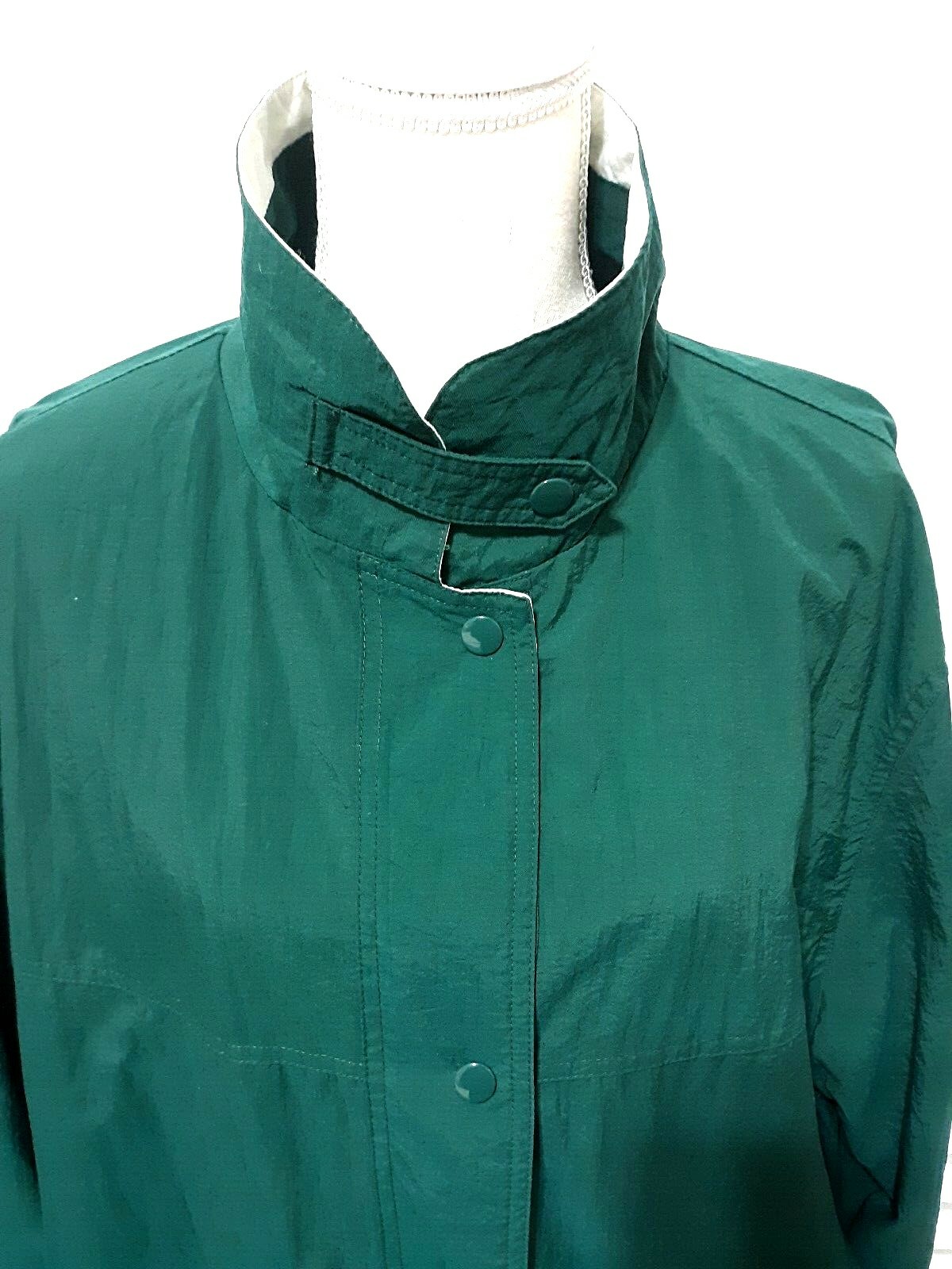 Vintage Windbreaker Nylon Jacket 1980s Andy Johns Women’s Size Medium