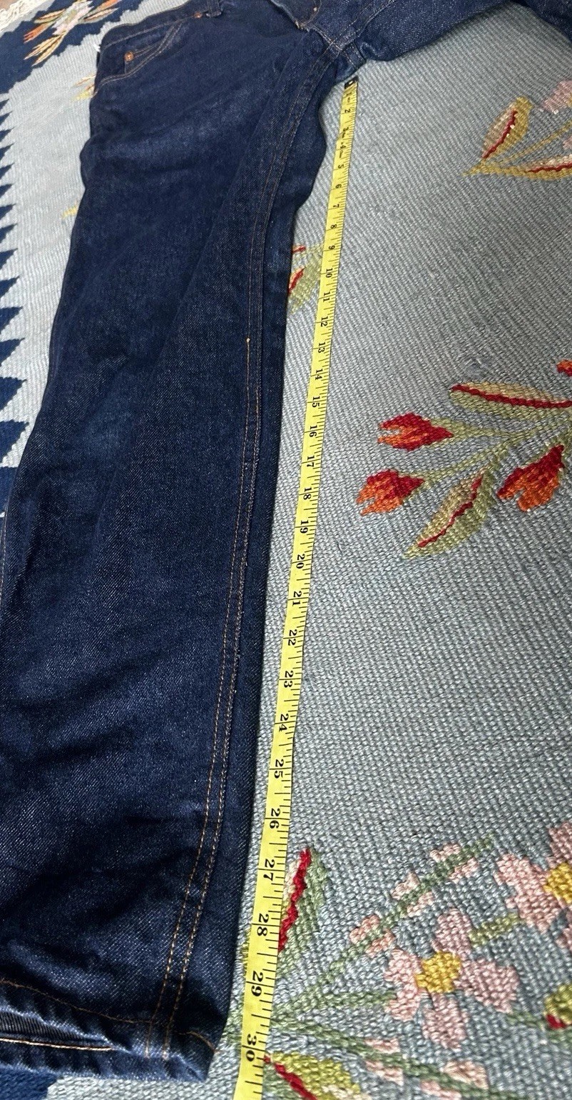 1970-80s ROEBUCKS Dark Wash Boot Cut Jeans – Size 30/32