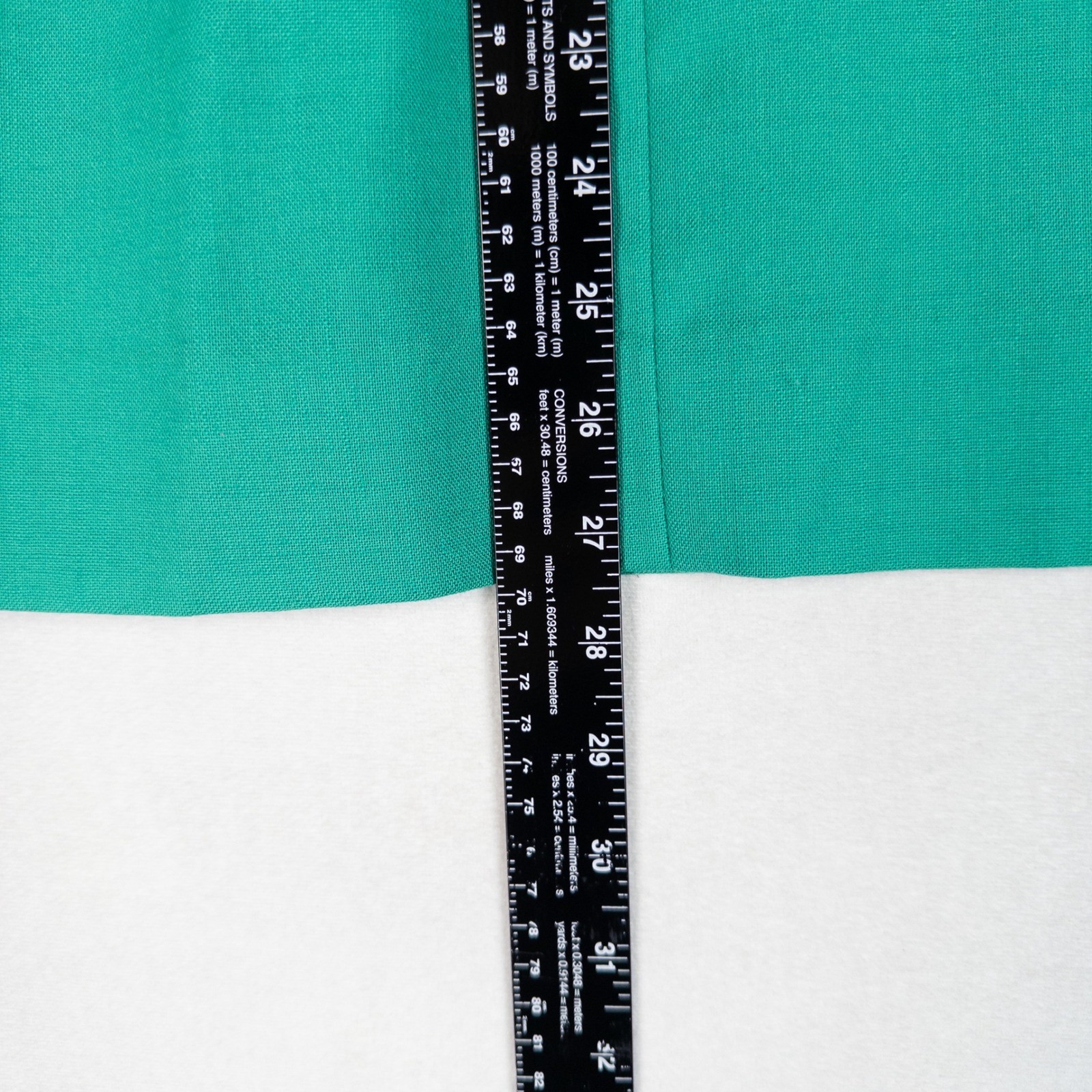 Cos Cob Womens A-Line Midi Skirt 15/16 Green Vintage Elastic Waist Pockets 80s