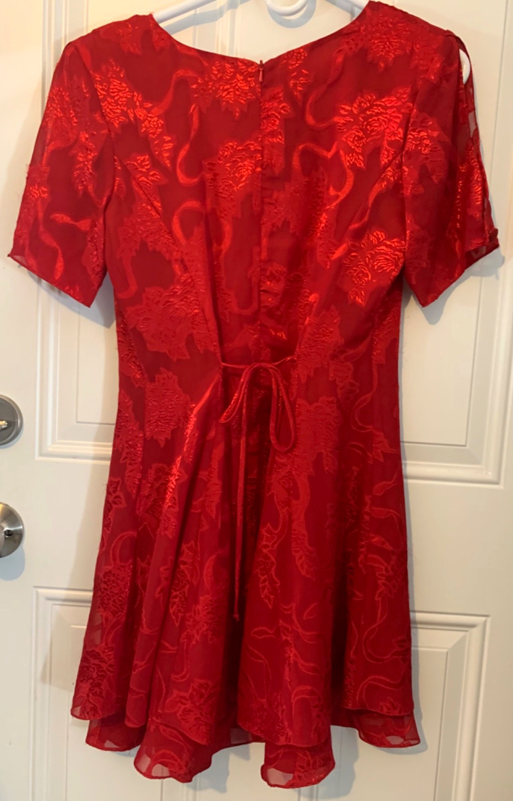 CDC Caren Desiree Company DRESS, Size 8, Vintage 1990’s Satin Finish