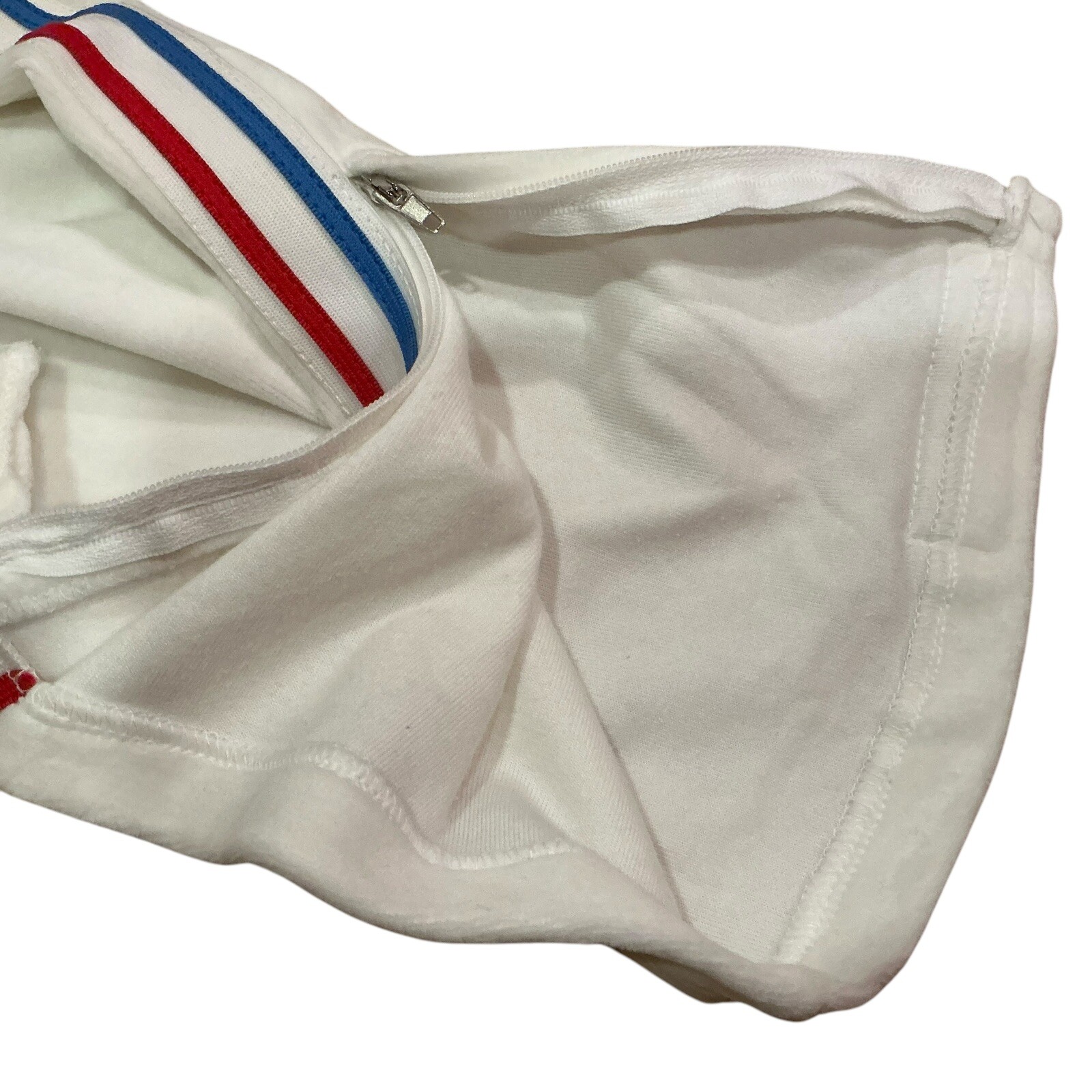 Vintage Women’s Steve & Barry’s Velvet White With Stripes Sweat Pants Size M