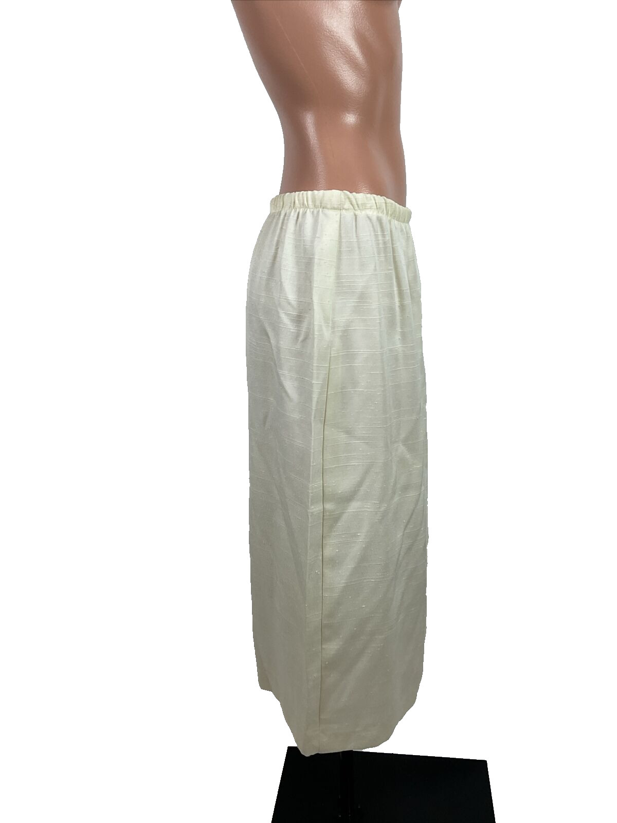 LORAC ORIGINAL Vintage Skirt Suit NWT Linen Like Puffy Shoulder Sleeve UNIONMADE