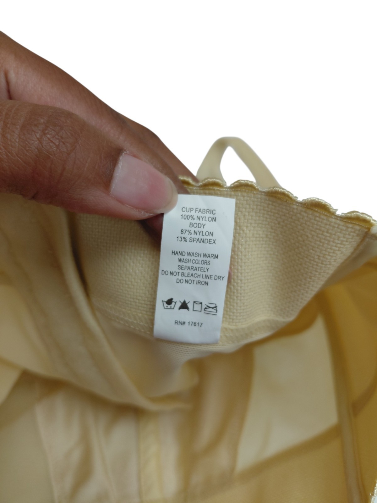 Vintage Crown-nette Longline Beige Bra Size 36B