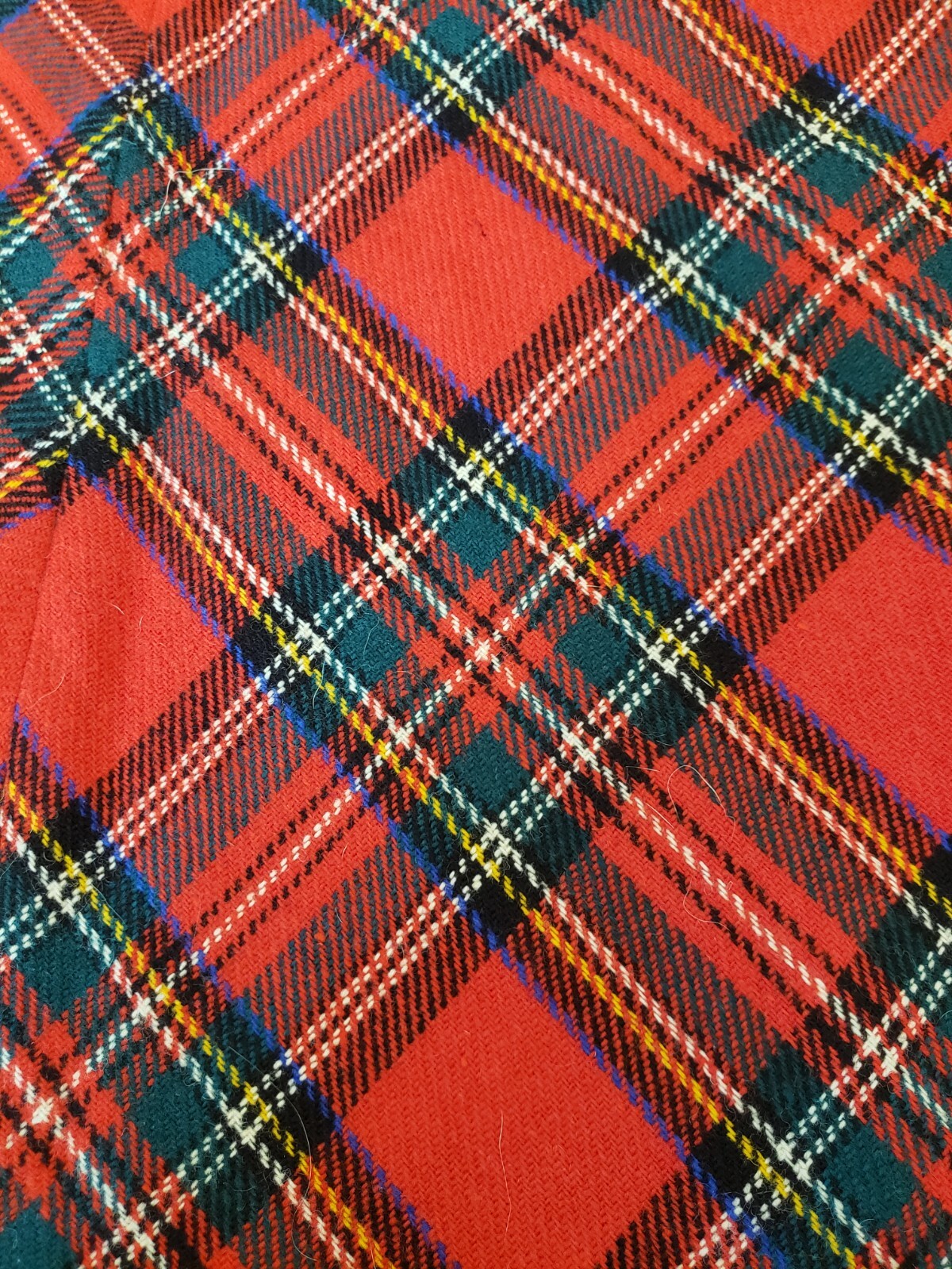 Vintage Prestige of Boston red tartan, A-line, maxi skirt size 6-8