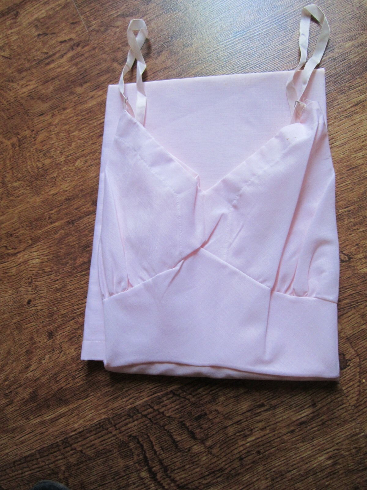 Vintage Sears & Roebuck Slip Full Size 32 Short Pink Cotton Blend NIP Opened