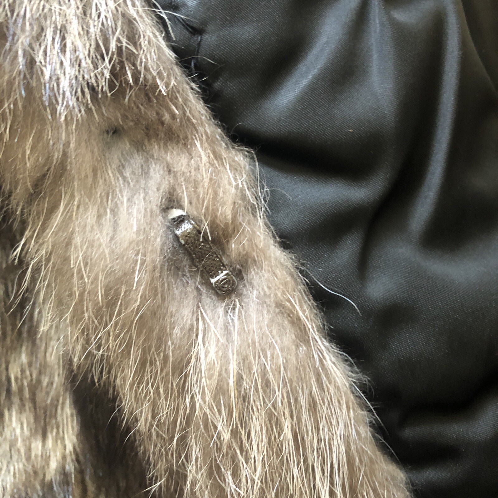 Vintage Canadian Made Raccoon Fur Coat
