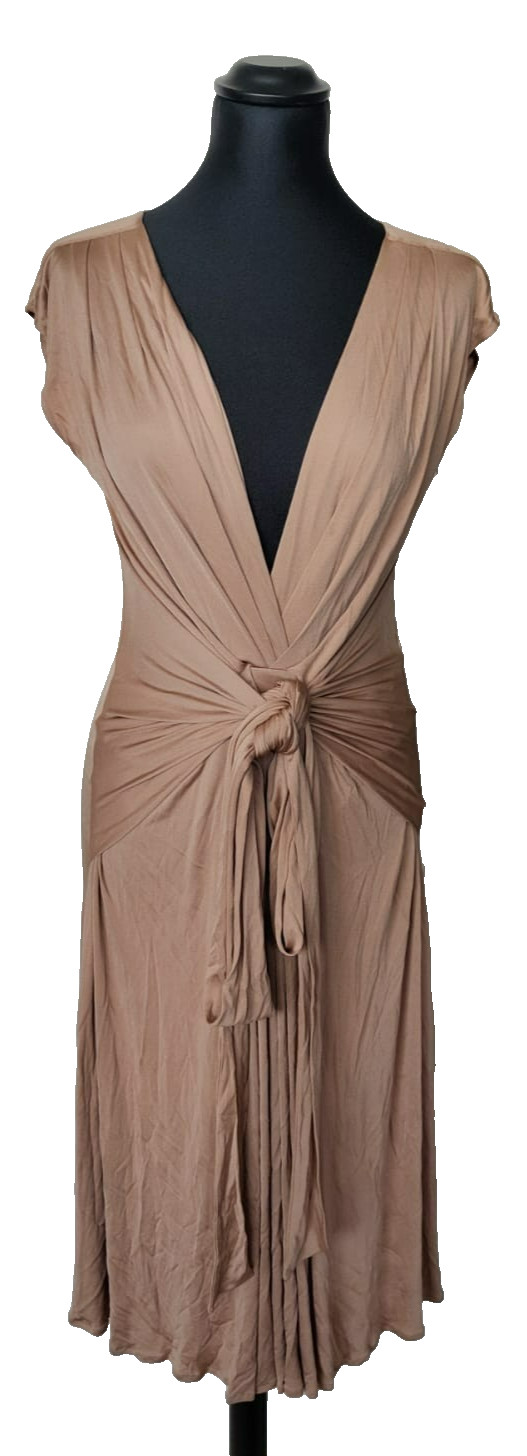 ROBERTO CAVALLI WOMEN’S DRAPED DRESS VINTAGE 2000 DRESS WOMAN JH9526