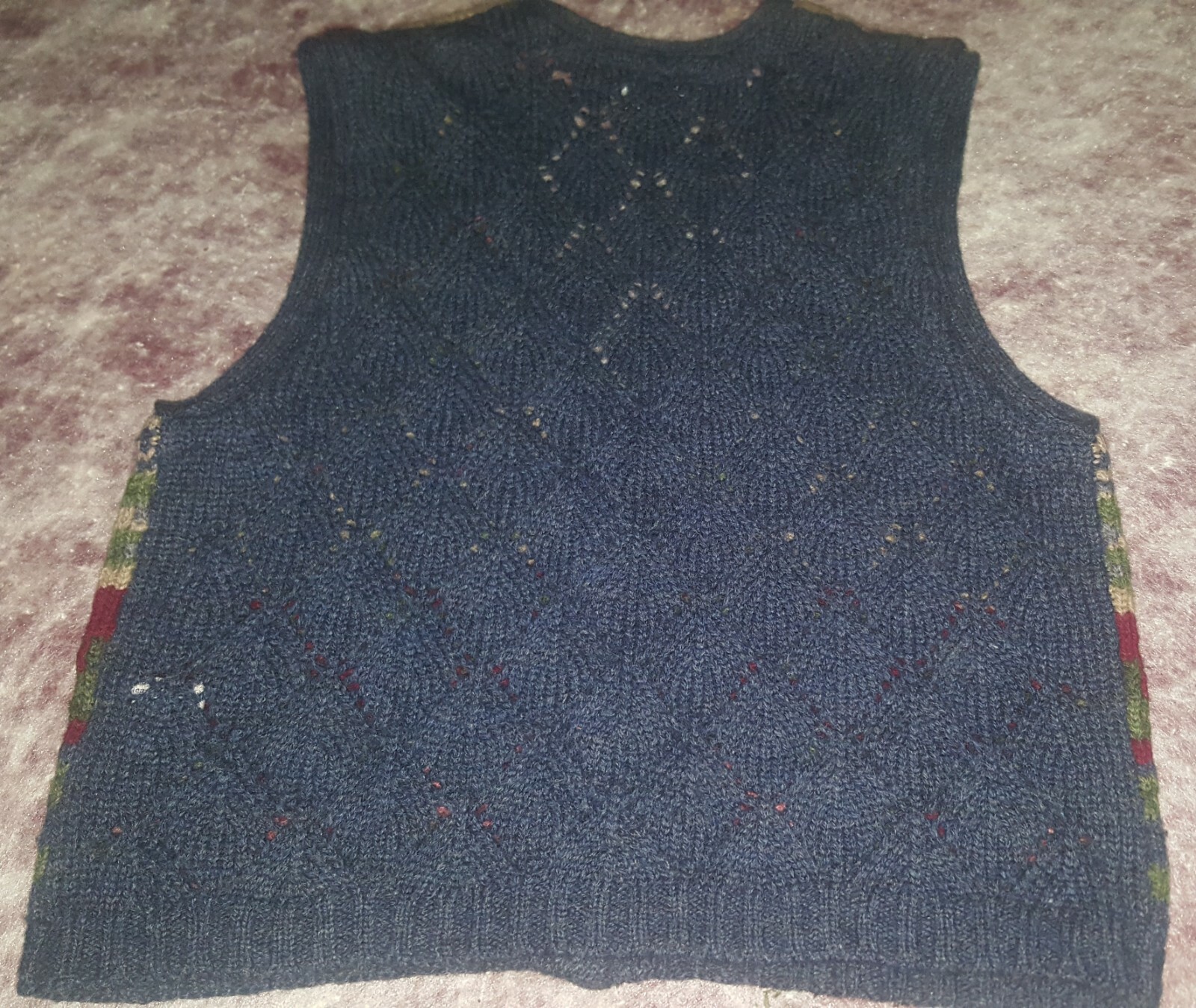 VINTAGE Robert Scott LTD Designer Sweater Vest Pure Wool/Laine Vierge Fits S/M