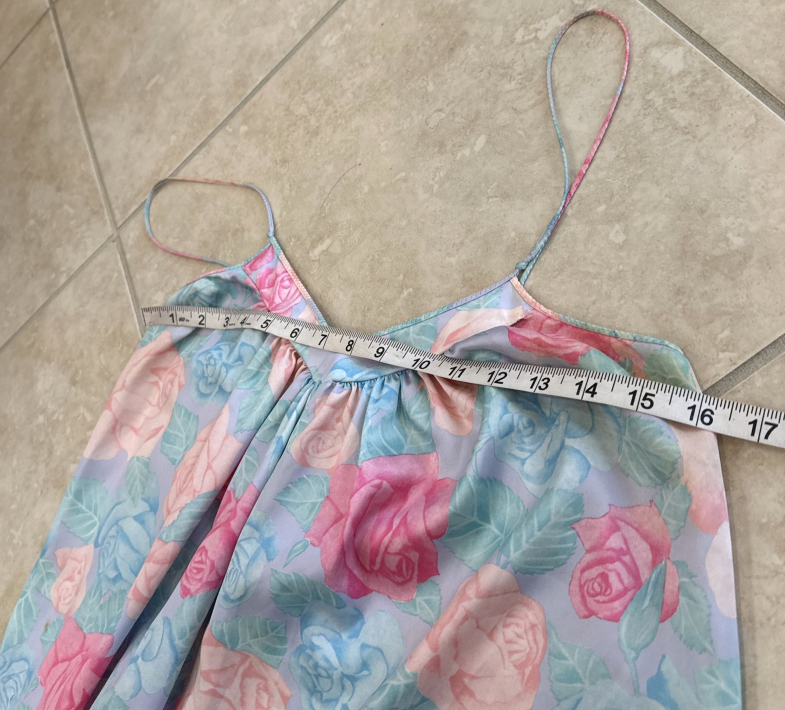 VTG Givenchy Intimité Paris Set Sz M Floral Robe & Peignoir Pastel Golden Girls*