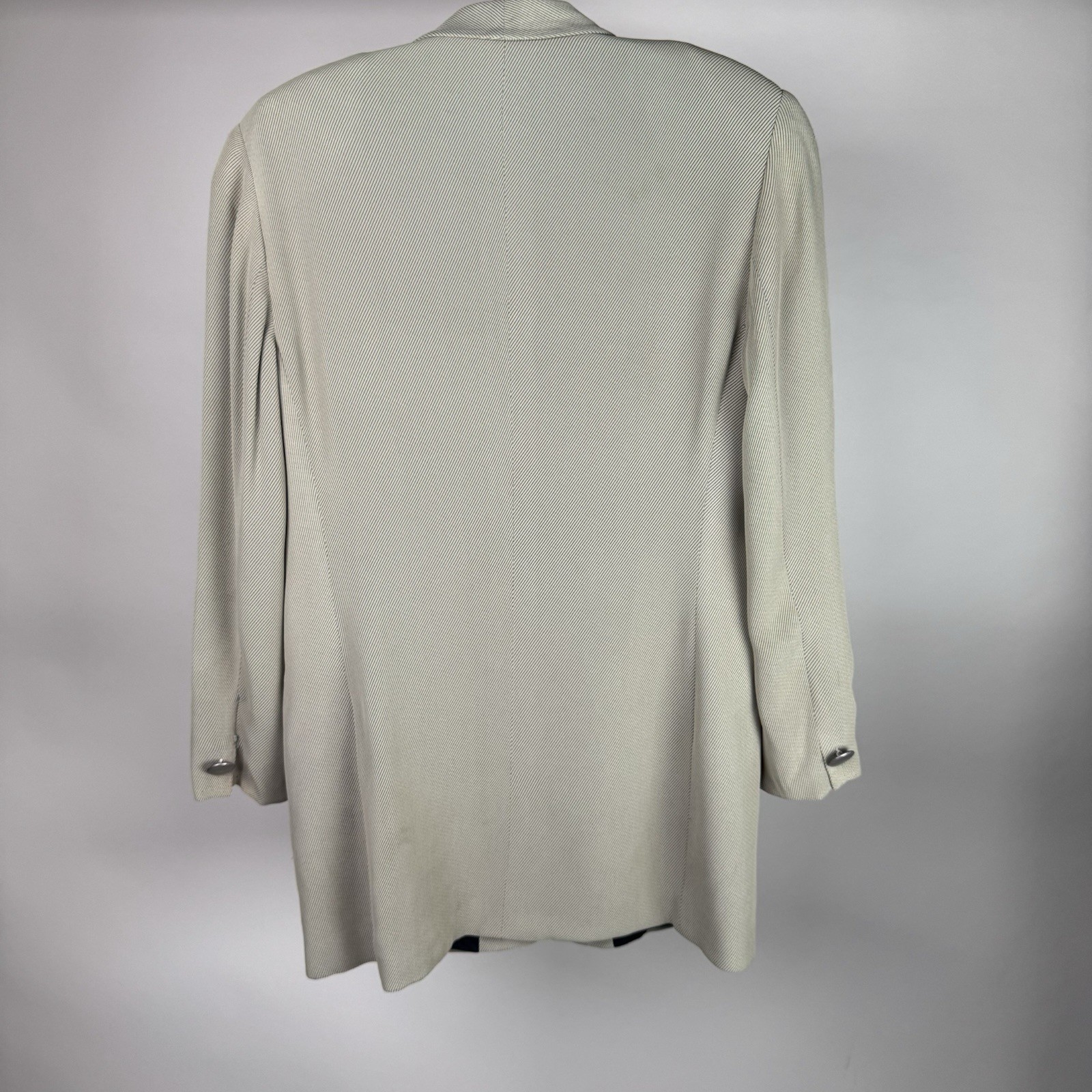 Vintage Giorgio Armani Le Collezioni Womens Double Breasted Blazer Size 10