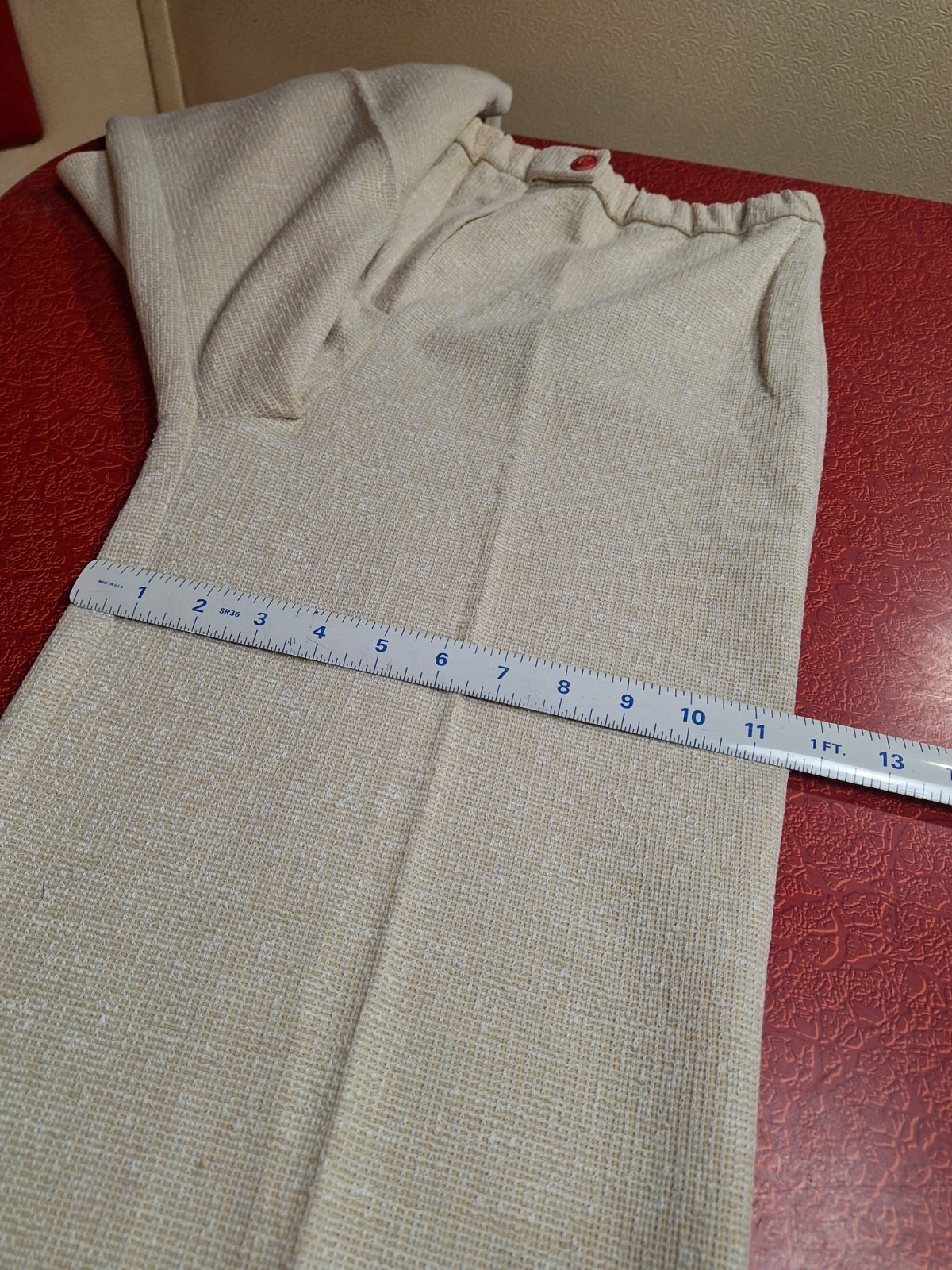 True VTG Mid-century Mod 1970s JCPenney 2 Piece Bell Bottom Pant Suit Blazer M