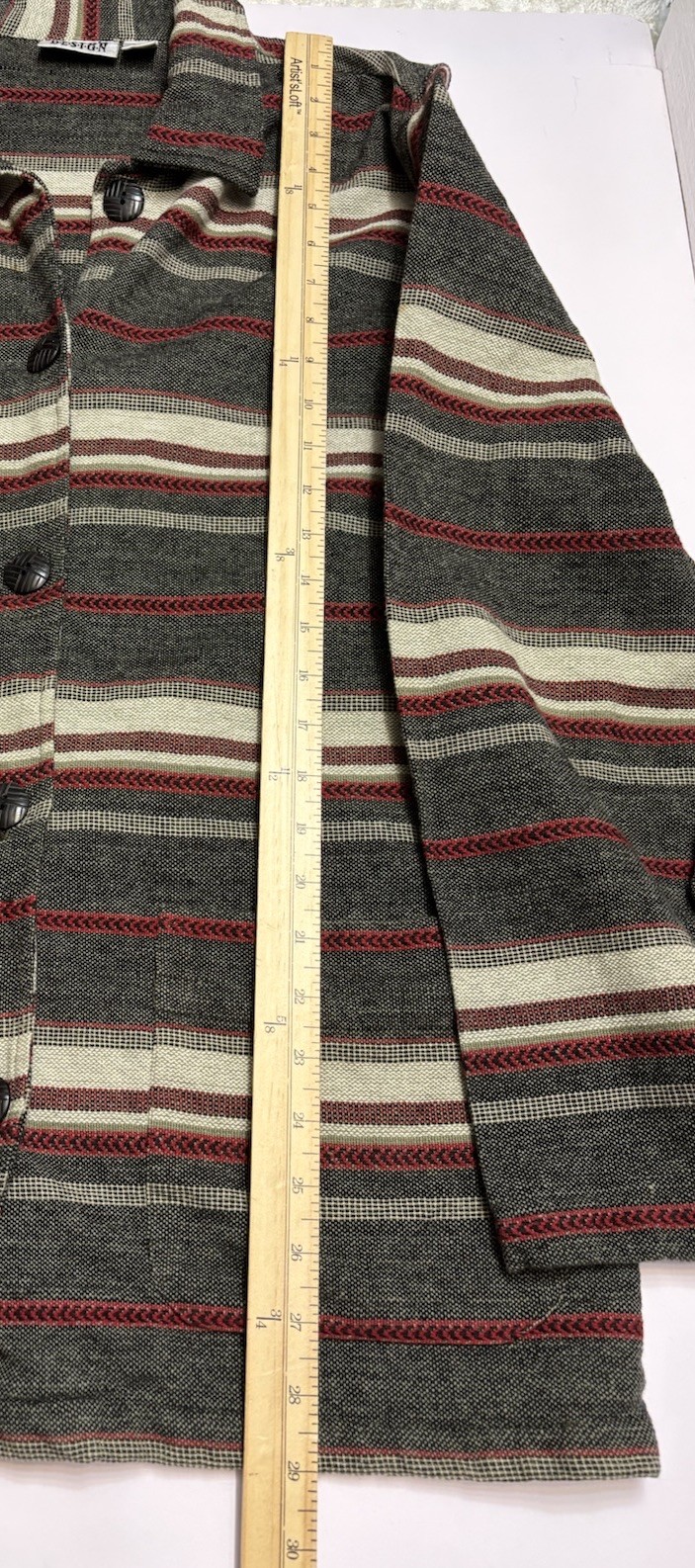 Vintage Chicos Design Shacket Jacket Size 2 Women’s Size Large